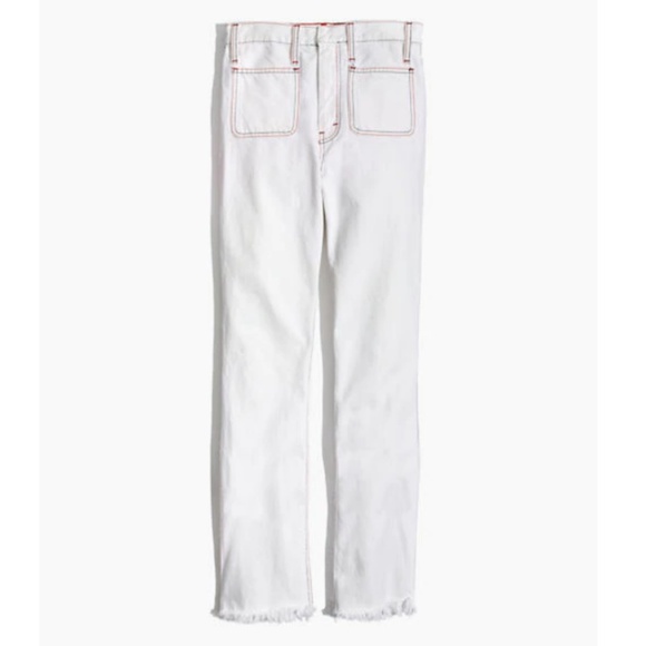 Madewell Denim - Madewell Bootcut white jeans Madewell Denim - Madewell Bootcut white jeans